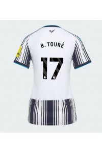 Newcastle United Bazoumana Toure #17 Jalkapallovaatteet Naisten Kotipaita 2026-27 Lyhythihainen